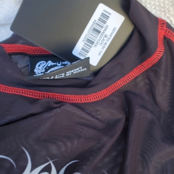 Killstar Punk Goth Mesh Top XXL/ XL NWT - Picture 8 of 11